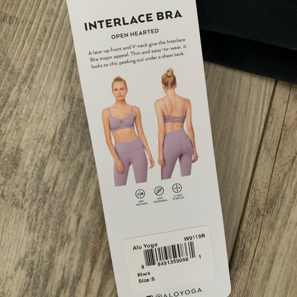 ALO Yoga Interlace Bra - Picture 2 of 3